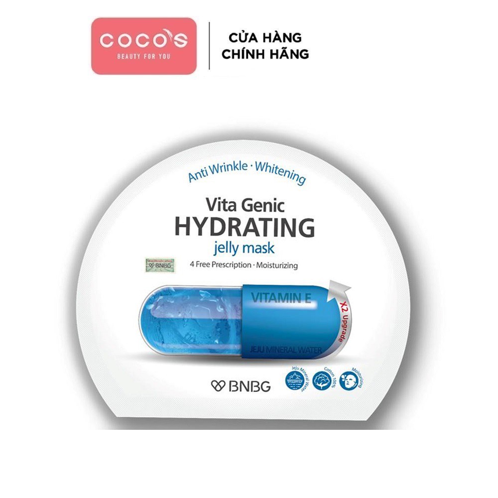 Mặt nạ giấy Cấp Nước Và Dưỡng Ẩm BNBG Vita Genic Hydrating Jelly Mask  30ml