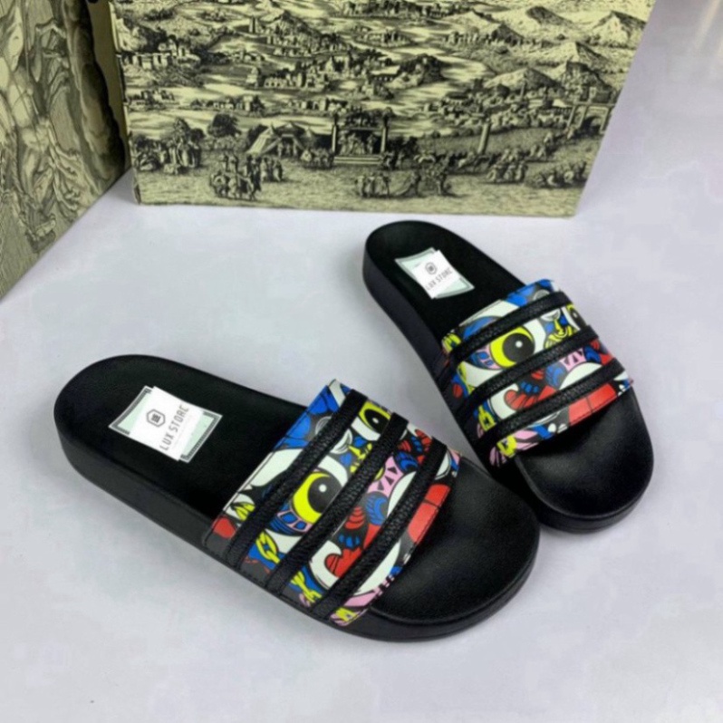 Dép 𝐀𝐃𝐈𝐃𝐀𝐒 Kì Lân Đế Chữ - Đép Quai Ngang Nam Nữ Thời Trang Hottrend 2022