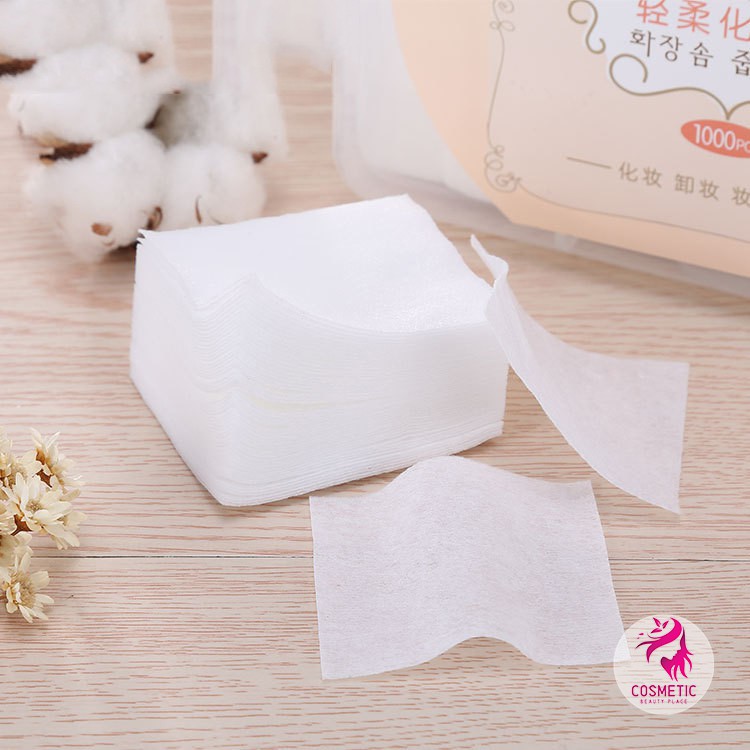 Bông Tẩy Trang YOUSHA 1000 Miếng COTTON Mềm Mịn Dai P637