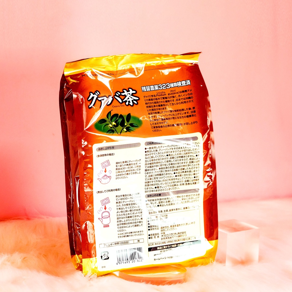 Trà Lá Ổi ORIHIRO Nhật Bản Gói 60 Túi Hỗ Trợ Giảm Mỡ Thừa