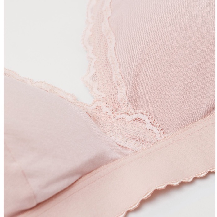 Áo Ngực Chất Modal Mút Mỏng Không Gọng Cài Sau H&M