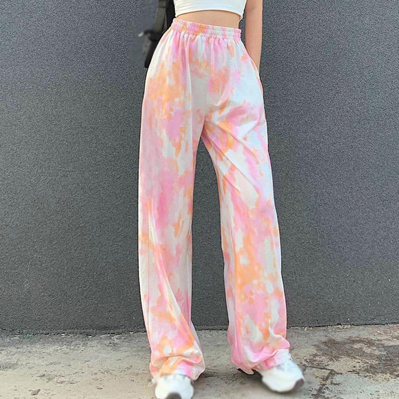 Quần Dài Lưng Cao Ống Rộng Phong Cách Thời Trang Hàn Dành Cho Nữ