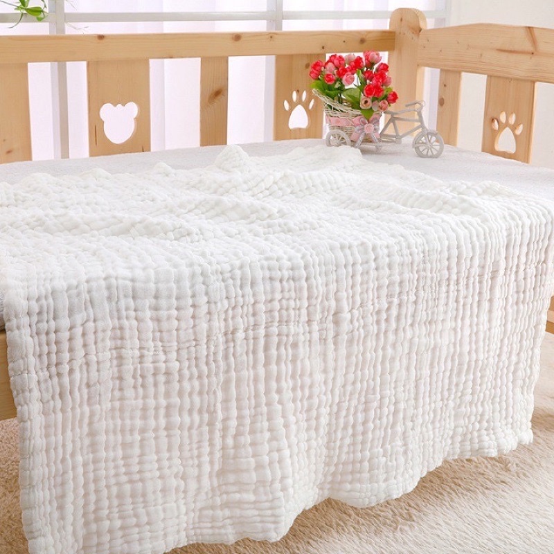 KHĂN TẮM XÔ NHĂN 6 LỚP 100% COTTON CHO BÉ