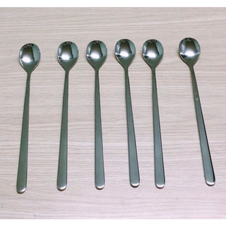 Combo 5 Cái Muỗng cà phê dài , muỗng sinh tố Inox cao cấp loại dày