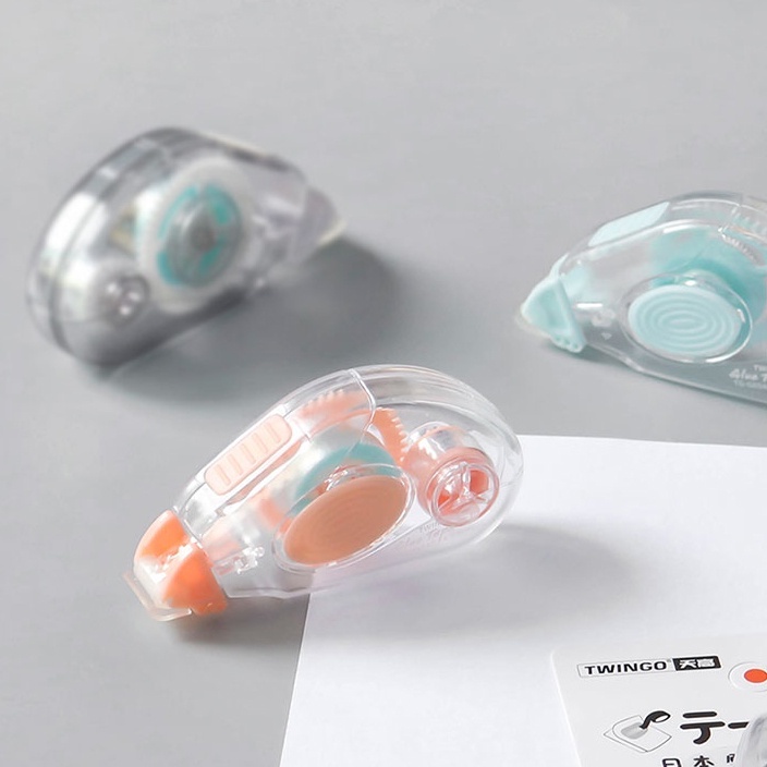 Cuộn Băng Keo Hai Mặt Trong Suốt Nhiều Màu 5M*5MM