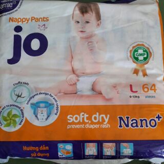 Bỉm quần Jo size L 64 miếng