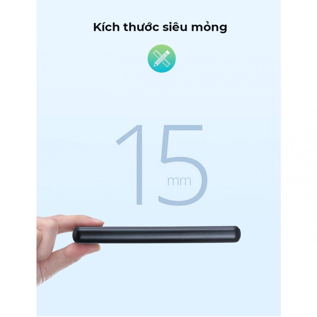 Pin dự phòng Ravpower RP-PB165 10000mAh - Bảo hành chính hãng 15 tháng
