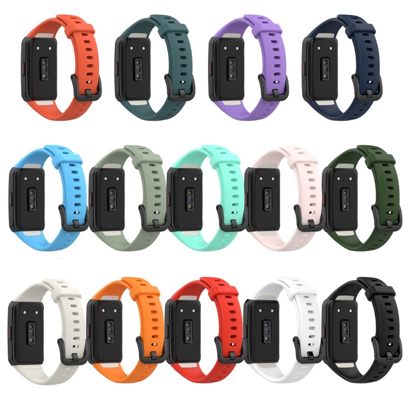 ✿ Dây Đeo Silicone Thay Thế Cho Đồng Hồ Thông Minh HUAWEl band 6 Bản Quốc Tế