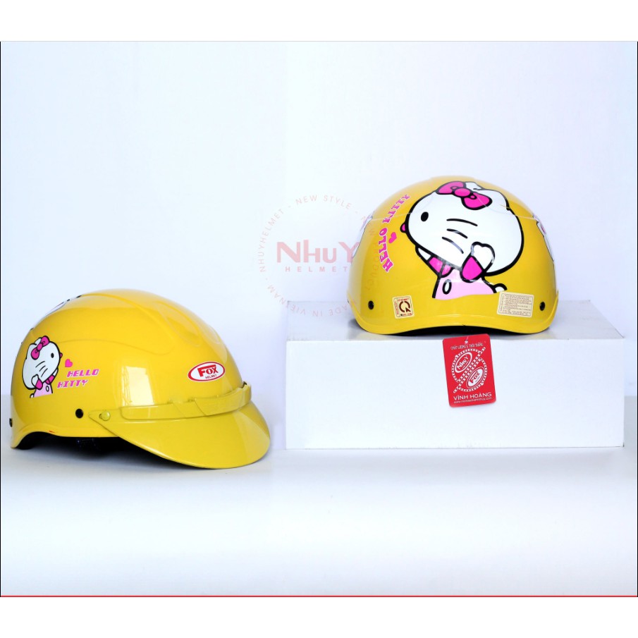 FOX HELMET KIDS -  Hàng Cao Cấp - Nón bảo hiểm cho bé - Mũ bảo hiểm trẻ em - Chính Hãng (Tiêu chuẩn ISO)