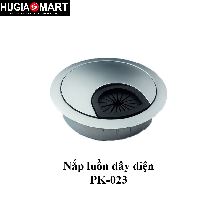 Nắp luồn dây điện ⚡ Hugiasmart ⚡Nắp che lỗ luồn dây điện gắn bàn làm việc tiện dụng