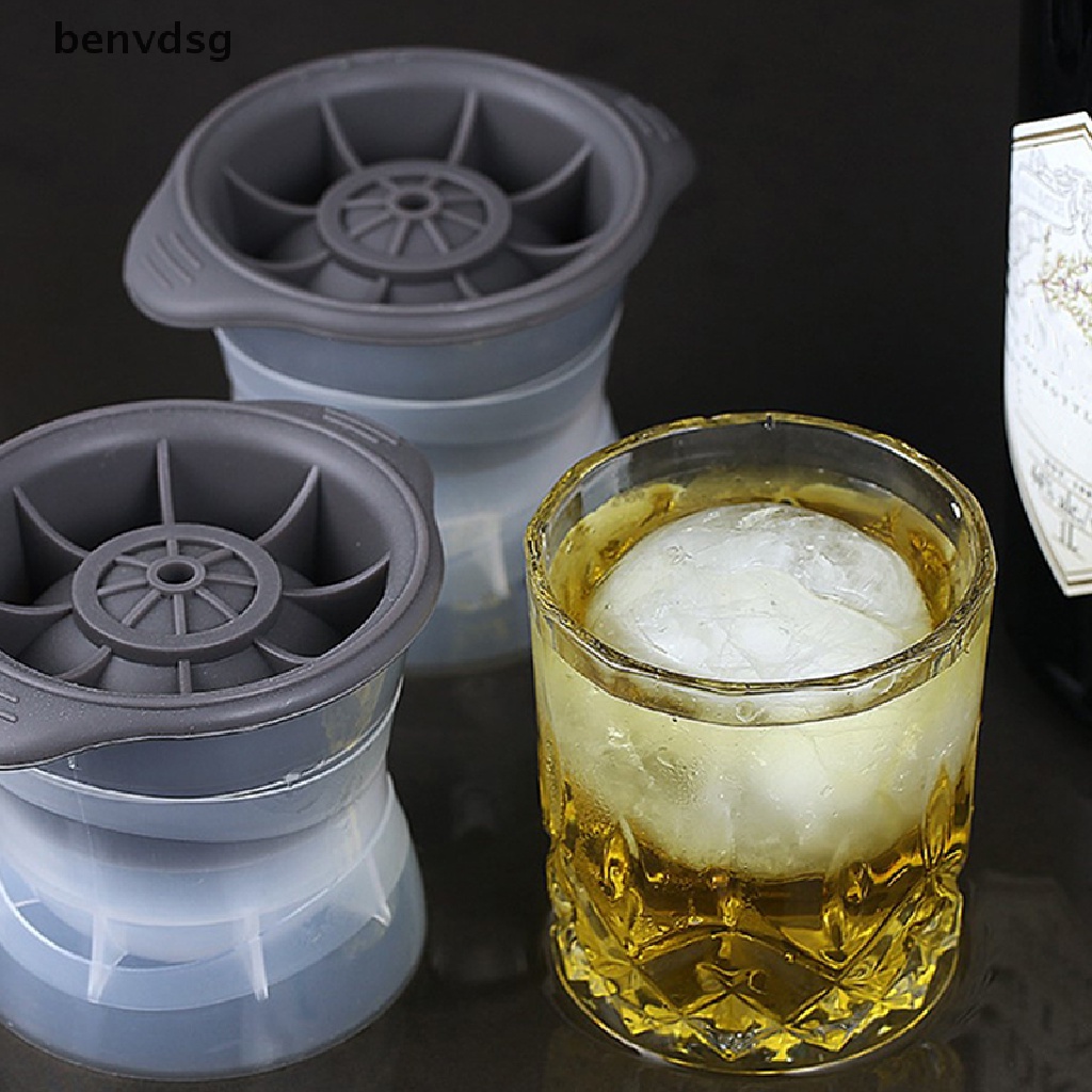 Khuôn silicone làm đá viên hình tròn DIY đẹp mắt