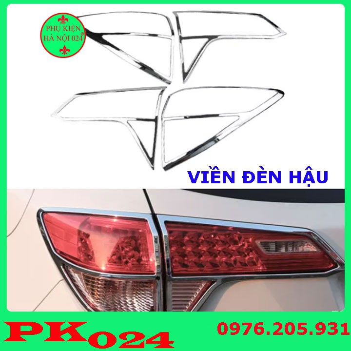 [Honda H-RV] Ốp Viền Đèn Pha, Hậu Mạ Crom Cho Xe - Honda H-RV