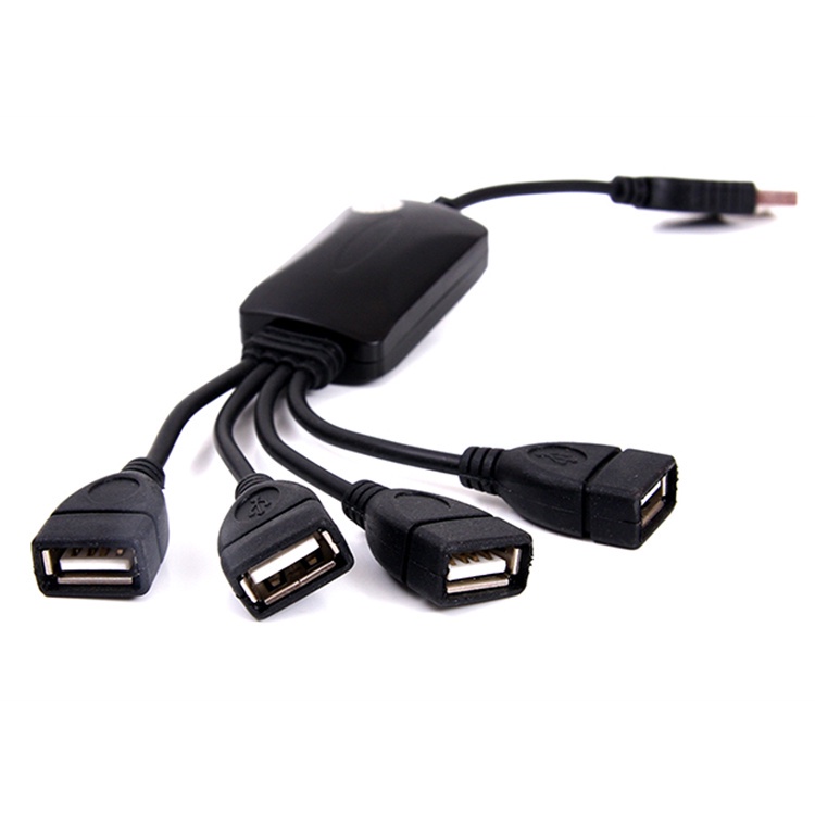 Hub Chia Cổng Usb, Bộ Chia Usb 4 Cổng 3.0 Giao Màu Ngẫu Nhiên - Home.mall