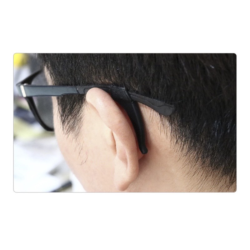 Cặp Móc Silicon Gắn Càng Mắt Kính Đệm Tai Giữ Dây Đeo Kính Chống Trượt