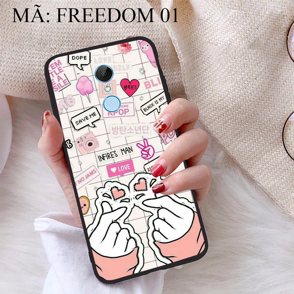Ốp lưng Xiaomi Redmi 5 viền dẻo TPU BST Phong Cách Freedom