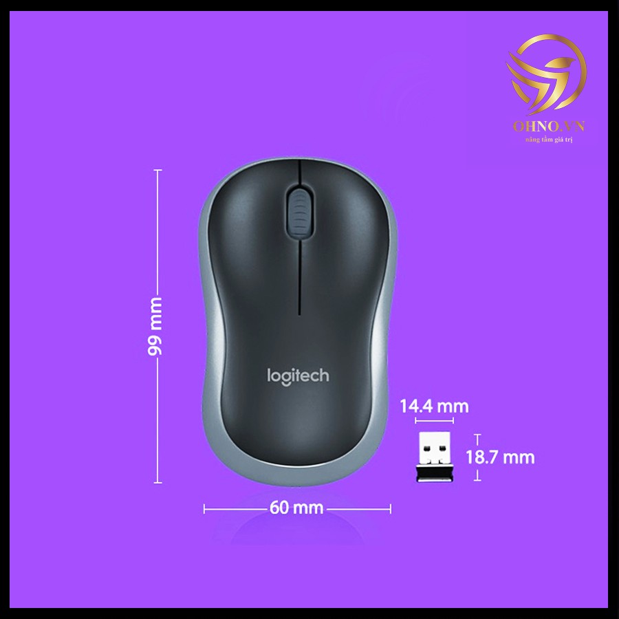 Chuột Máy Tính Không Dây Wireless Logitech Chuột Laptop Ko Dây Chính Hãng – OHNO Việt Nam