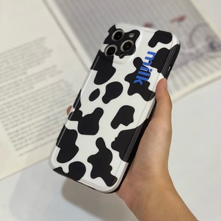 C1572 ốp lưng silicon nhám dairy cow milk