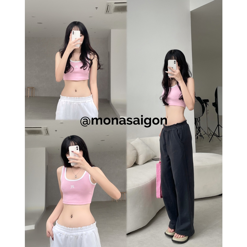 Áo croptop thun ba lỗ MONÁ - KABI