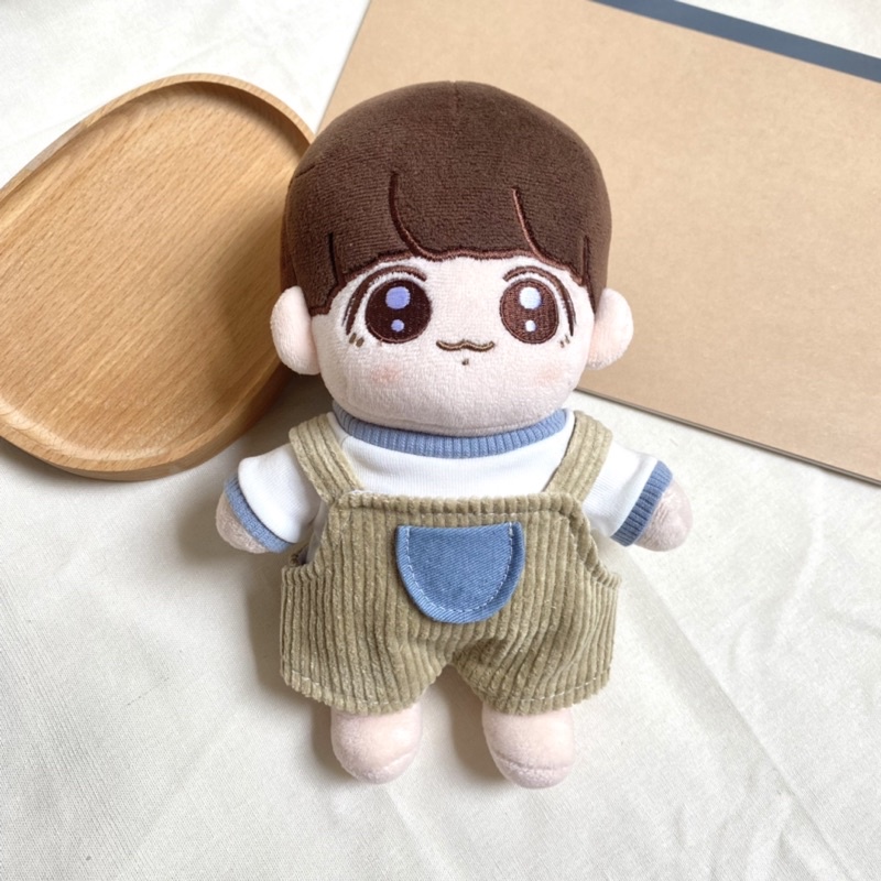 OUTFIT DOLL bộ yếm áo baby blue cho doll 15cm và 20cm