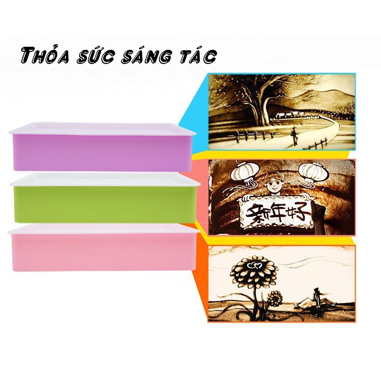 Đồ Chơi Cho Bé, Đồ Chơi Vẽ Tranh, Bàn Vẽ Tranh Cát Giúp Trẻ Phát Triển Trí Tuệ DC183