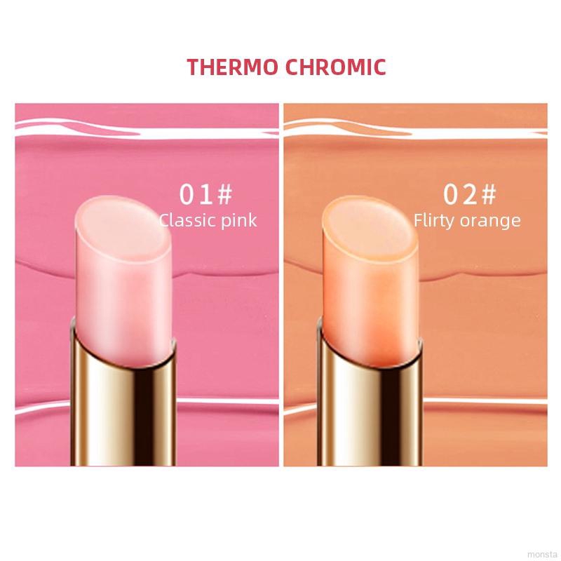 Son môi dưỡng ẩm thay đổi màu theo nhiệt độ giúp chống nước
