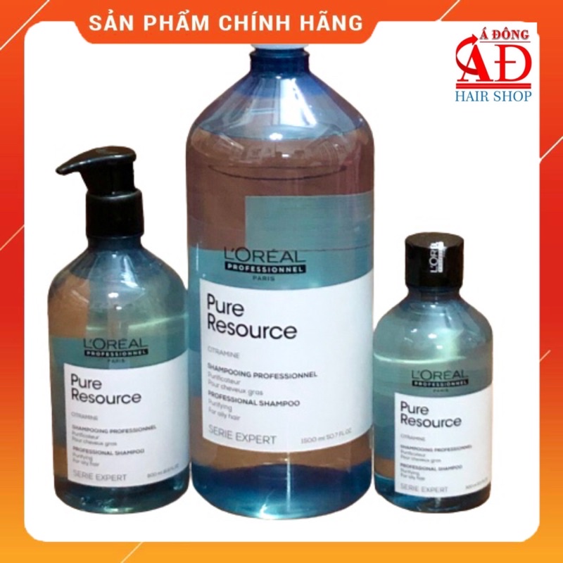 Dầu gội cho tóc dầu L'oreal Serie Expert Pure Resource Oil Control shampoo New 2021