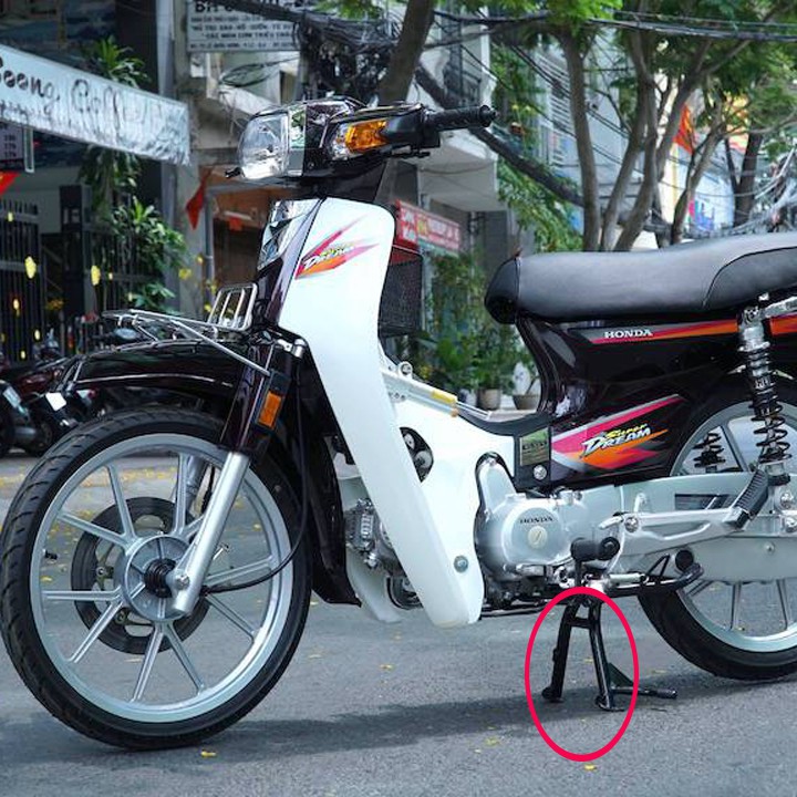 Chân chống giữa xe máy Cub 81-82, Dream, Airblade, Wave 110, Sirius-Jupiter ,RS Anpha S100 ,Wave S100 RSX, Win)