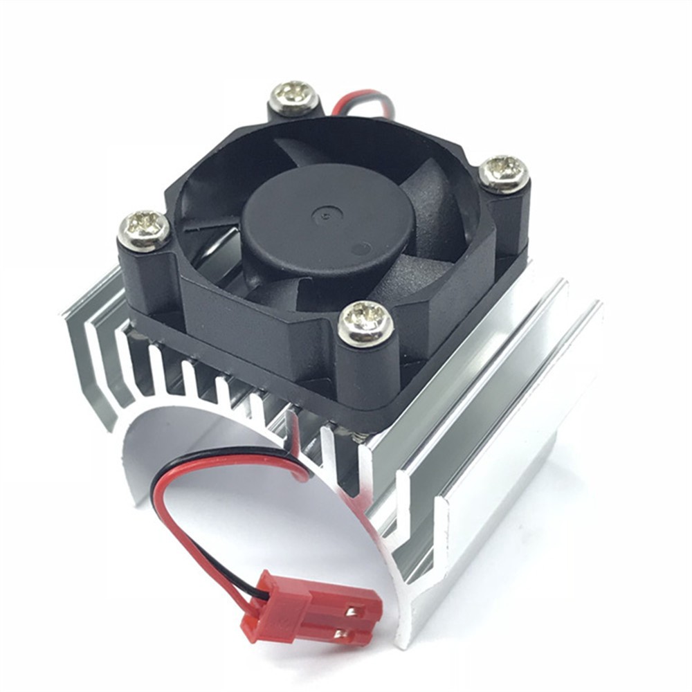 Aluminum Alloy 540/550 Motor Heatsink Radiator With Fan JST Connector
