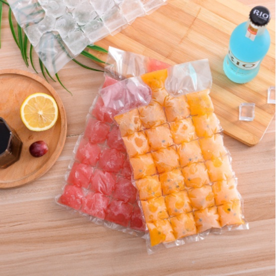 ?[Set 10 Túi] Túi Nilon Làm Kem/ Đá Viên/ Sữa Chua Tiện Lợi Thông Minh Duashop