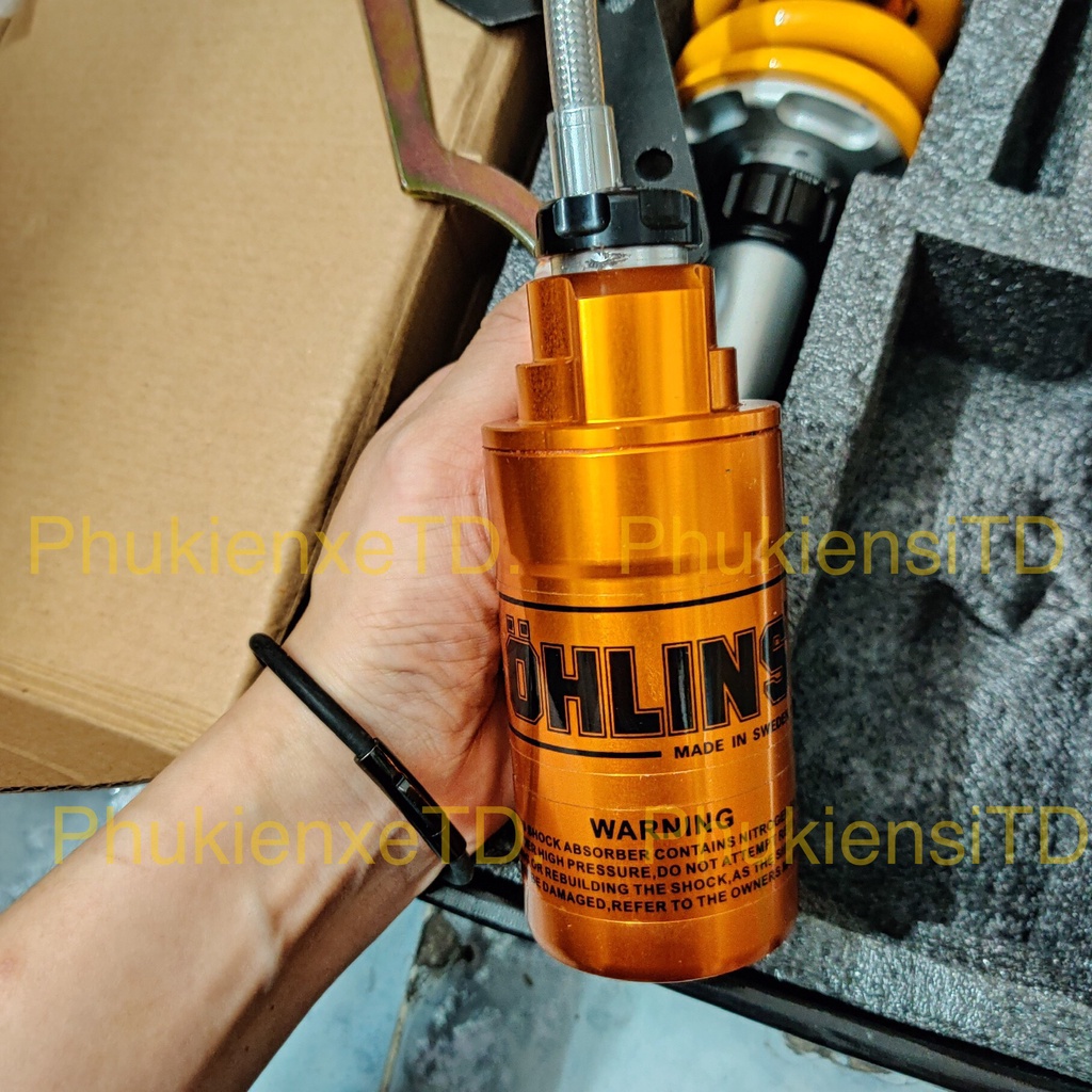 Phuộc OHLINS bình dầu lắp Raider Satria