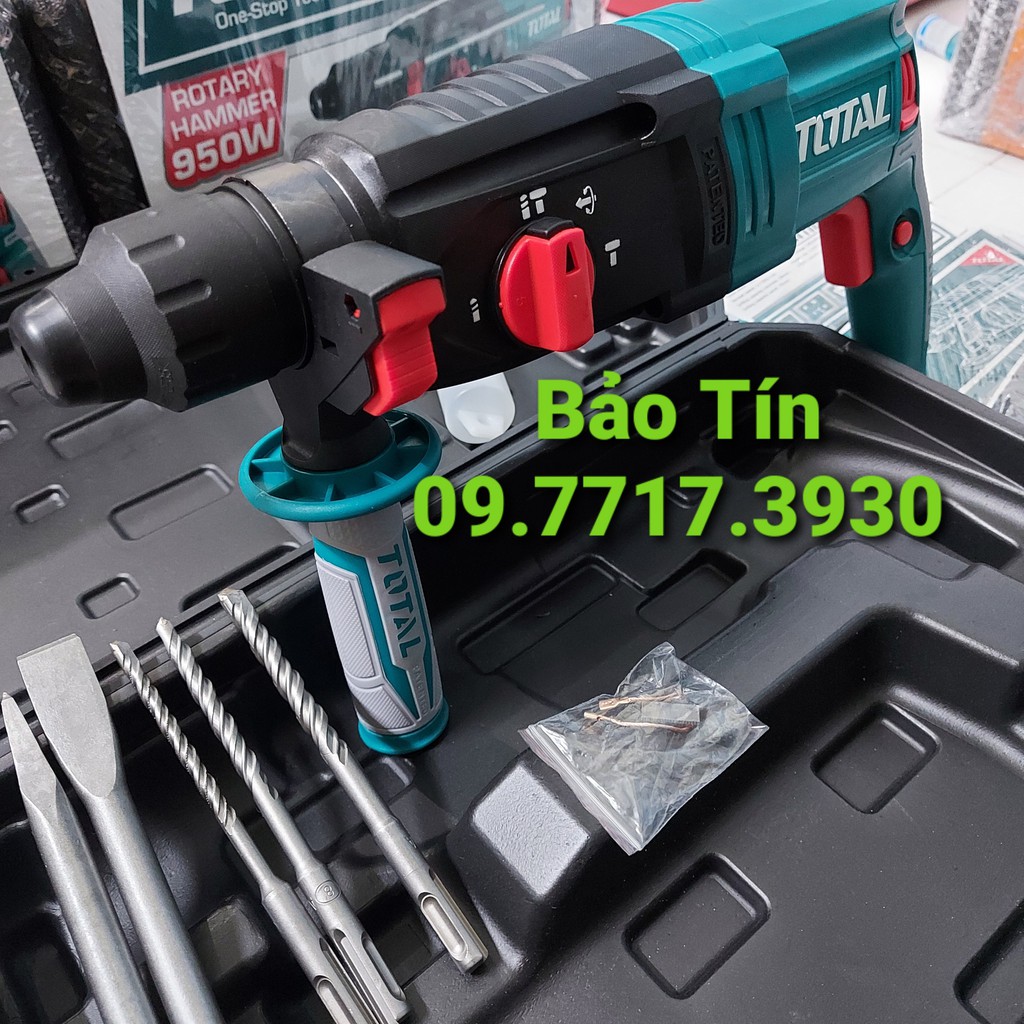 MÁY KHOAN BA CHỨC NĂNG 950W TOTAL TH309288  MÁY KHOAN ĐỤC  KHOAN BÊ TÔNG TOTAL