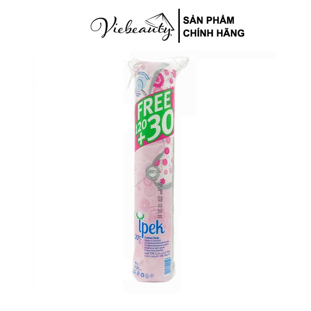 Bông Tẩy Trang Ipek Klasik Cotton Pads 150 Miếng - Viebeauty