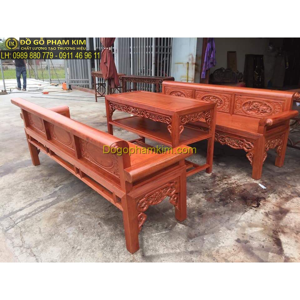 Trường kỷ bốn mùa gỗ hương (TK3.1)