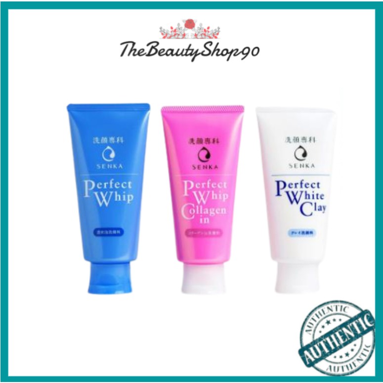 Sữa Rửa Mặt Senka Perfect Whip 120g Nhật Bản