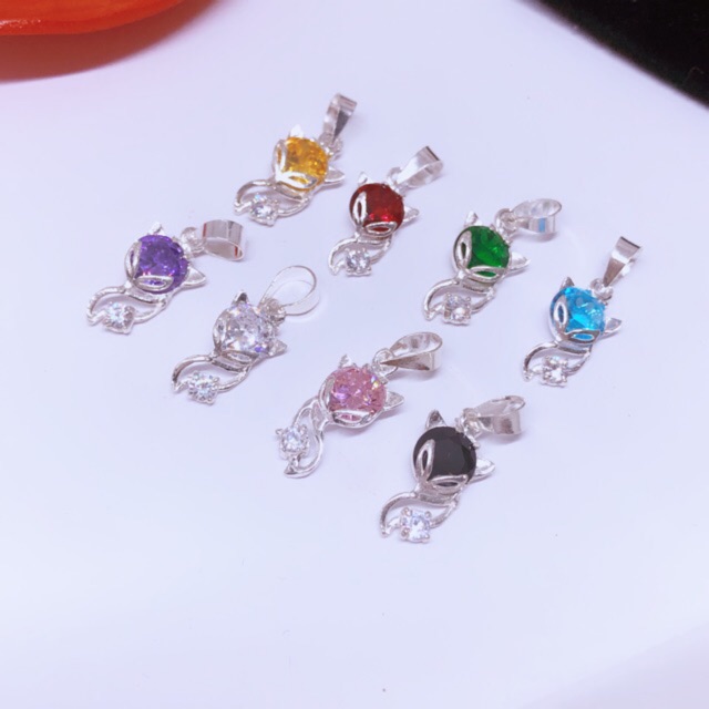 MẶT DÂY CHUYỀN HỒ LY SANG CHẢNH LINH MIU SILVER