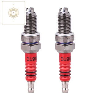 Set 2 Bugi Đánh Lửa 3 Chấu D8Tc Cho Xe Máy 125cc 150cc 200cc 250cc