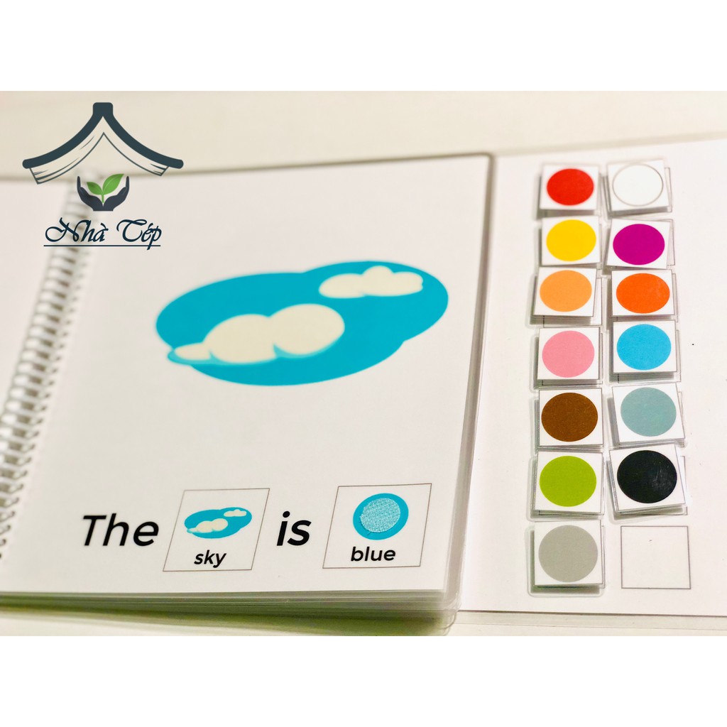 Học liệu màu sắc - Colors - Học liệu bóc dán