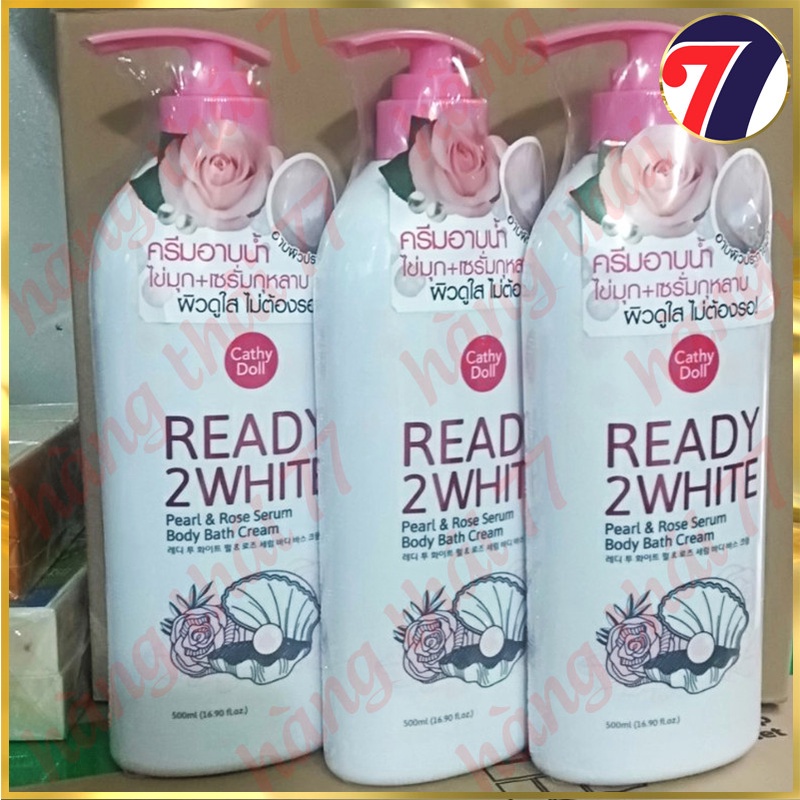 Sữa Tắm Cathy Doll Ready 2 White Pearl Rose Serum 500ml – Nhập Khẩu Thái Lan