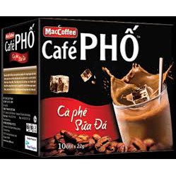 Cà phê sữa đá Café Phố MacCoffee hộp 10 gói x 24g