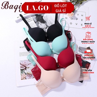 Áo ngực Baqiya mút dày dây lưng phối lưới K32