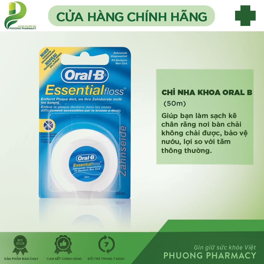 Chỉ Nha Khoa Oral-B Essential Floss 50m