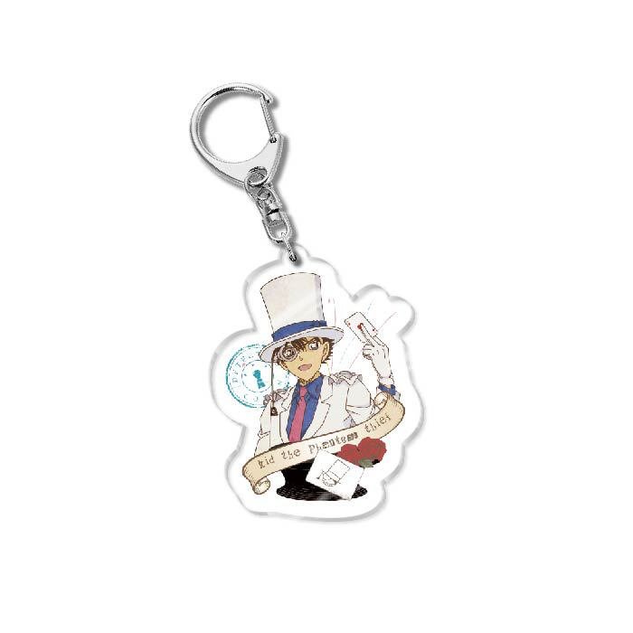 ( Mica trong acrylic ) Móc khóa THÁM TỬ LỪNG DANH CONAN Detective Conan ver RUY BĂNG TÊN anime chibi dễ thương xinh xắn