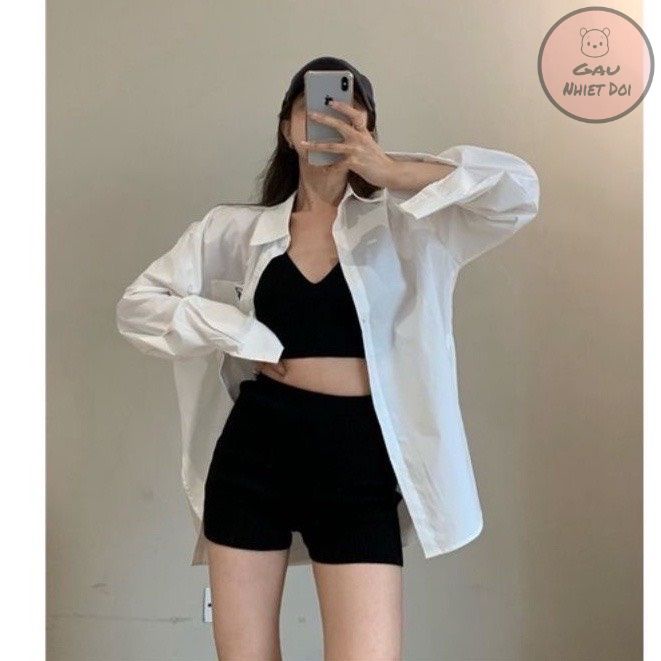 [Gấu Nhiệt Đới] Quần Legging Ngắn Kiểu Dáng Thời Trang Đủ Size S/M/L