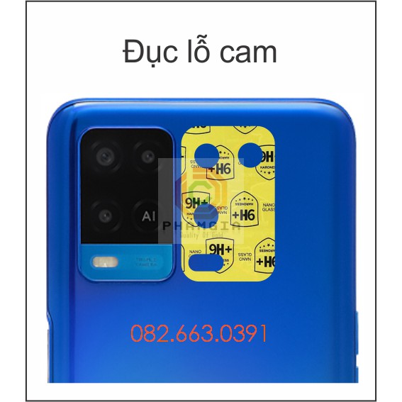 Cường lực camera Oppo A54 ( 4G / 5G ) nano siêu bền, siêu bảo vệ