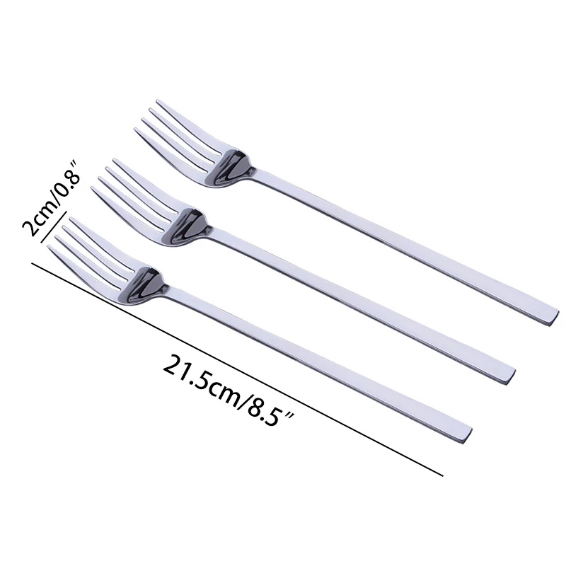 Bộ Muỗng Nĩa Bằng Thép Không Gỉ Chất Lượng Cao Phong Cách Hàn Quốc