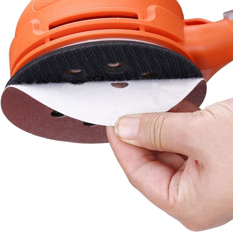 Móc 8 lỗ 5 Inch 8 lỗ và miếng chà nhám vòng lặp . Tấm chà nhám thay thế cho DeWalt DW421'K, DW423 'K DW426