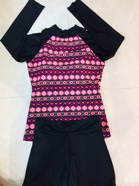 set áo tắm thể thao dài tay size m | BigBuy360 - bigbuy360.vn