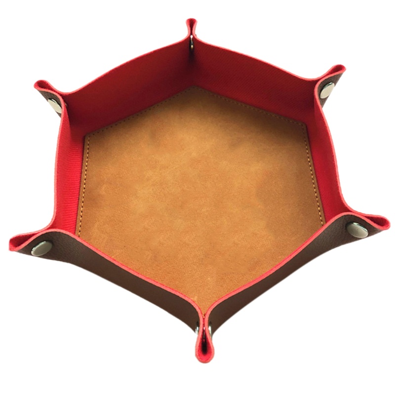 Khay Đựng Kẹo Bằng Nhung Hình Lục Giác Có Thể Gấp Gọn Tiện Dụng