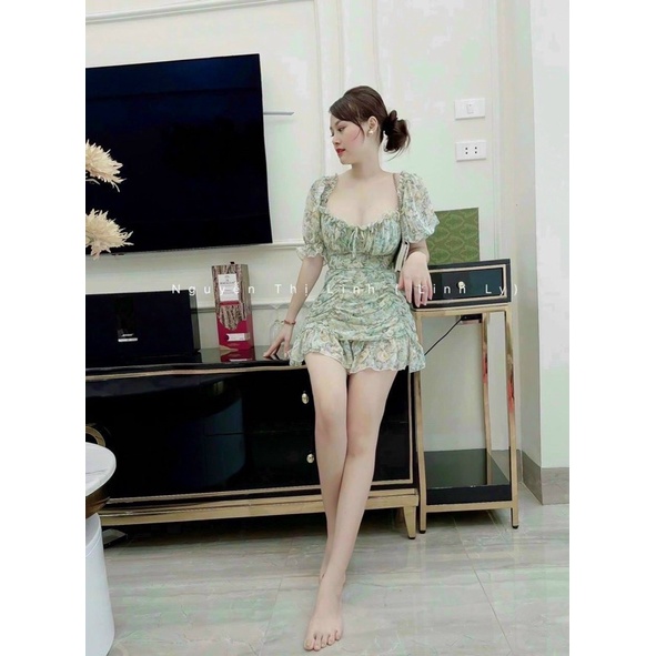 váy hoa cúp ngực đuôi cá