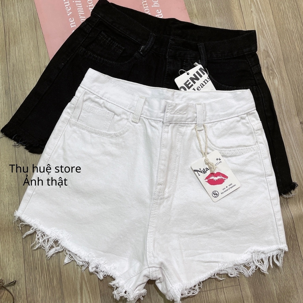 Quần Đùi Jean Lưng Cao Nhiều Mẫu Nhiều Màu Chuẩn From Hàng Cao Cấp alohashop91